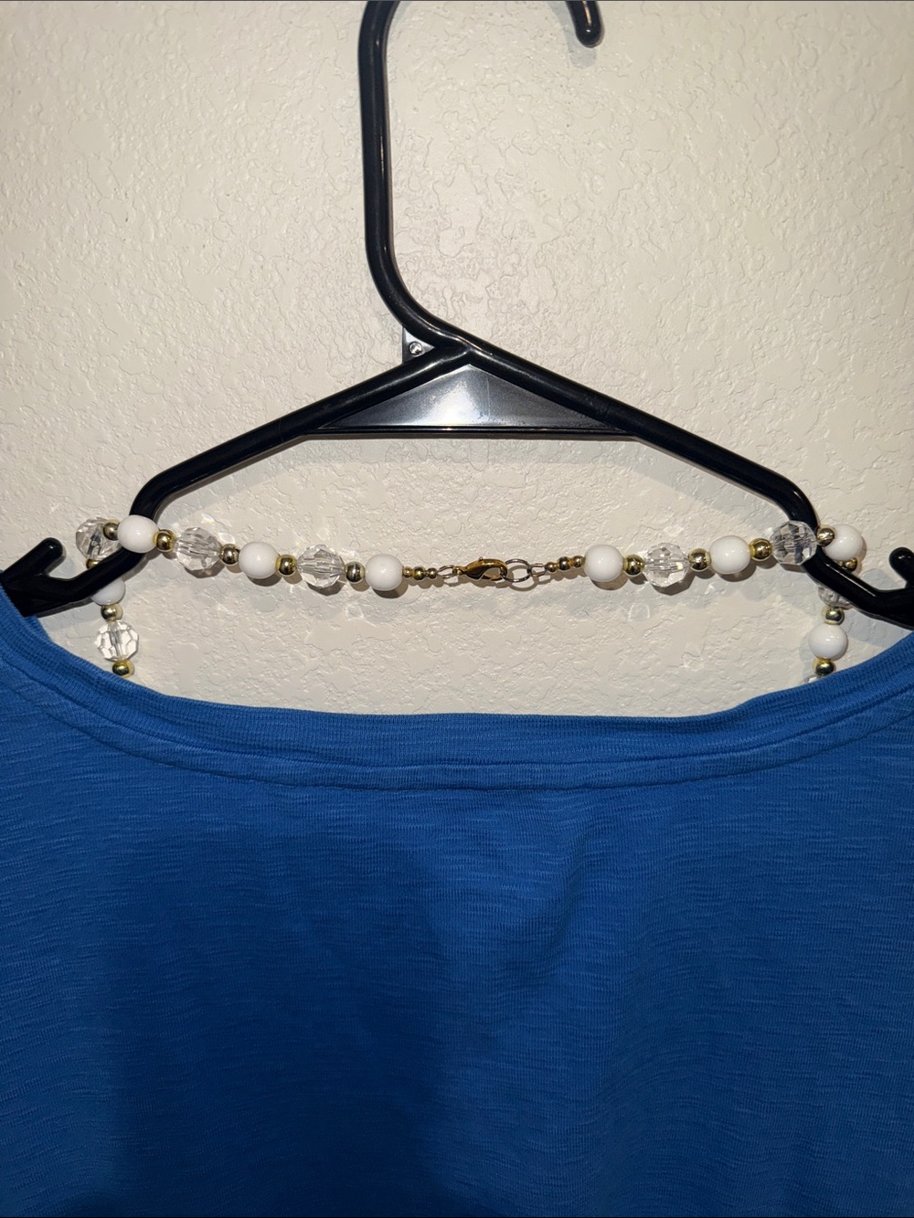 Kirkland Signature size XL blue top and a beautiful necklace bundle! - Picture 7 of 7